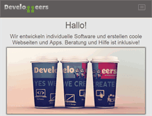 Tablet Screenshot of developpeers.com